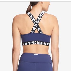 DKNY Sports Bra Cross Back NEW (Detached tags)